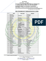 Liste de Bienfaiteurs Efmr