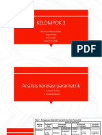 Analisis Korelasi Parametrik