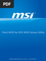 Flash BIOS by UEFI BIOS Setup Utility En