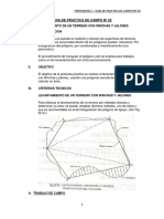 Levantamiento de Un Terreno Con Winchas y Jalones