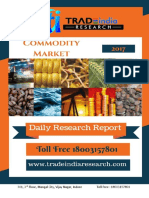 Commodity Daily Prediction Report For 24-08-2017 by TradeIndia Research