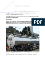 Medidas Preventivas Durante La Carga y Descarga de Camiones Cisterna