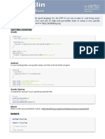 Kotlin Cheat Sheet