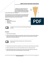 Marsh Funnel Instruction Manual