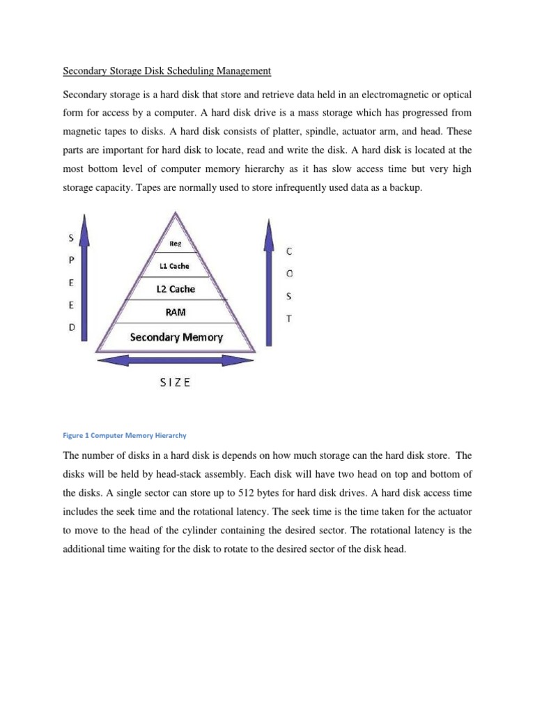Figure 1 Computer Memory Hierarchy PDF