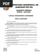 Engenheiro Agronomo Prova