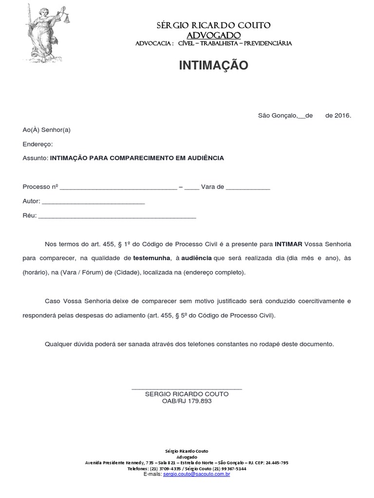 O Que Quer Dizer Certidão De Intimação Eletrônica