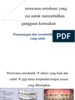 Contoh perawatan ortodonsi yang berpotensi untuk menimbulkan gangguan.pptx