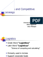 Logistics and Competitive Strategy
