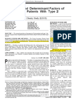 Prevalence and Determinant Factors of Sarcopenia in Patients With Type 2 Diabetes