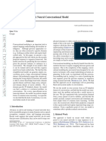 A Neural Conversation Model PDF