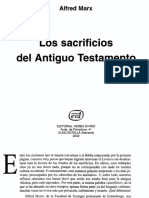 Alfred Marx - Los Sacrificios en El Antiguo Testamento - Cuadernos Biblicos 111 - Verbo Divino PDF