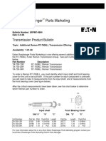 Product Bulletin: Eaton Roadranger Parts Marketing