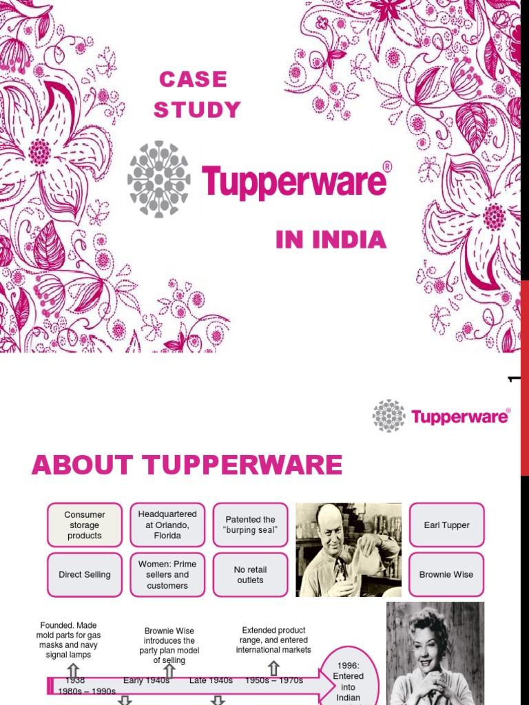 Tupperware's Success in India: A Case Study | PDF | Sales | Marketing