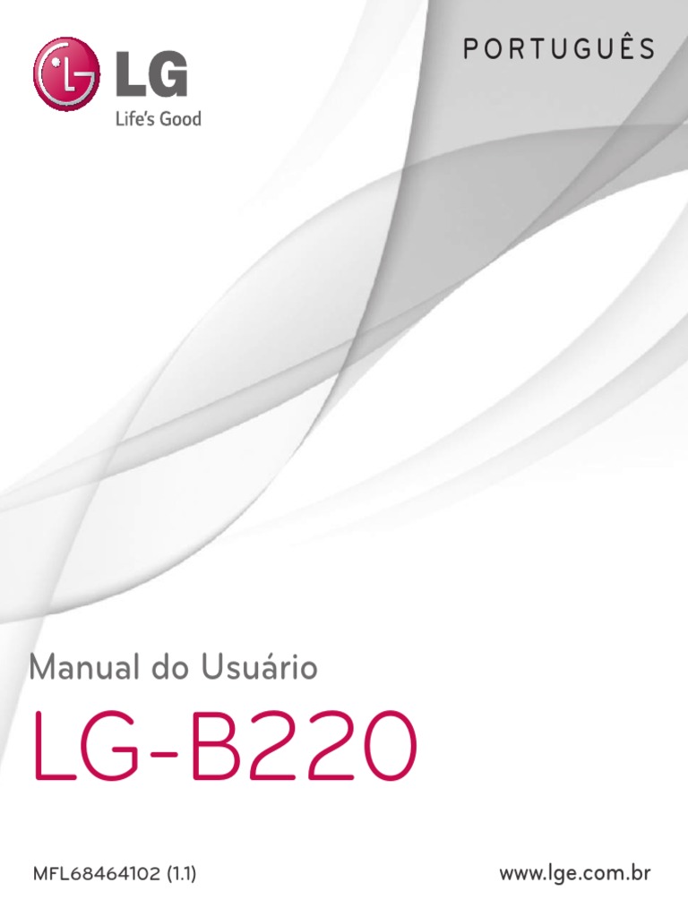 Manual LG B220 | PDF | Cartão SIM | Celulares