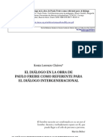 El Dialogo en La Obra de Paulo Freire PDF