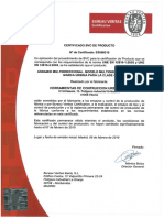 Certificado de Producto Andamio Combi Multi B V