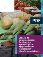 Canales de comercialización de alimentos agroecológicos apoyados en las tecnologías y plataformas digitales