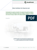 Informe Por Que Se Deben Gestionar Las Empresas Por Procesos