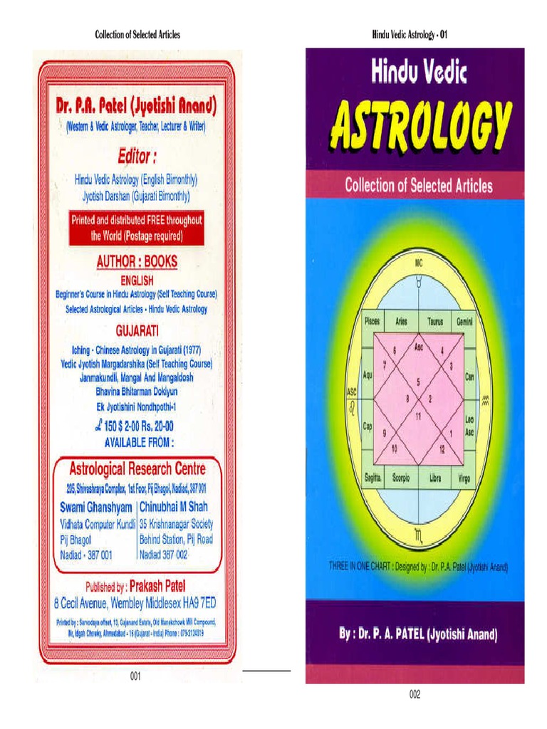 Hindu Vedic Astrology 01 PDF | Download Free PDF | Hindu Astrology ...