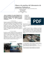 Mantenimiento de Las Bombas Del Banco de Pruebas PDF