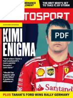 The Kimi Enigma - Autosport 24th August 2017