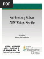 ADAPT-PT Software Training Manual | PDF | Beam (Structure ...
