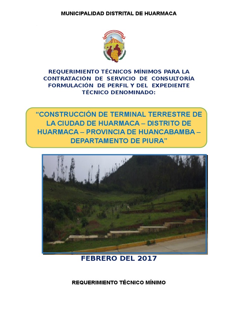 TDR Terminal Terrestre | PDF | Science | Tecnología (general)