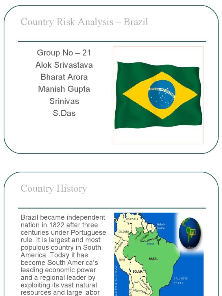 Brazil Economic Risk Overview | PDF | Money Supply | Inflation