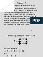 Matrix Algebra With MATLAB