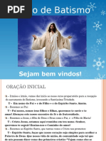 Preparação de Pais e Padrinhos - Pastoral do Batismo.ppt