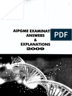 Mudit Khanna AIPGMEE 2009 Answers 1-100