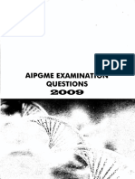 Mudit Khanna AIPGMEE 2009 Questions
