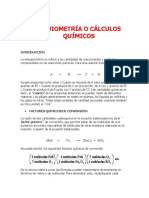 Estequiometria Quimica