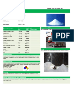 InoChem Material Specifications Data Sheet for Sodium Chloride Salt