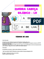 Quebra-cabeça silábico LH