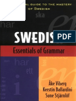 Essentials of Swedish Grammar PDF