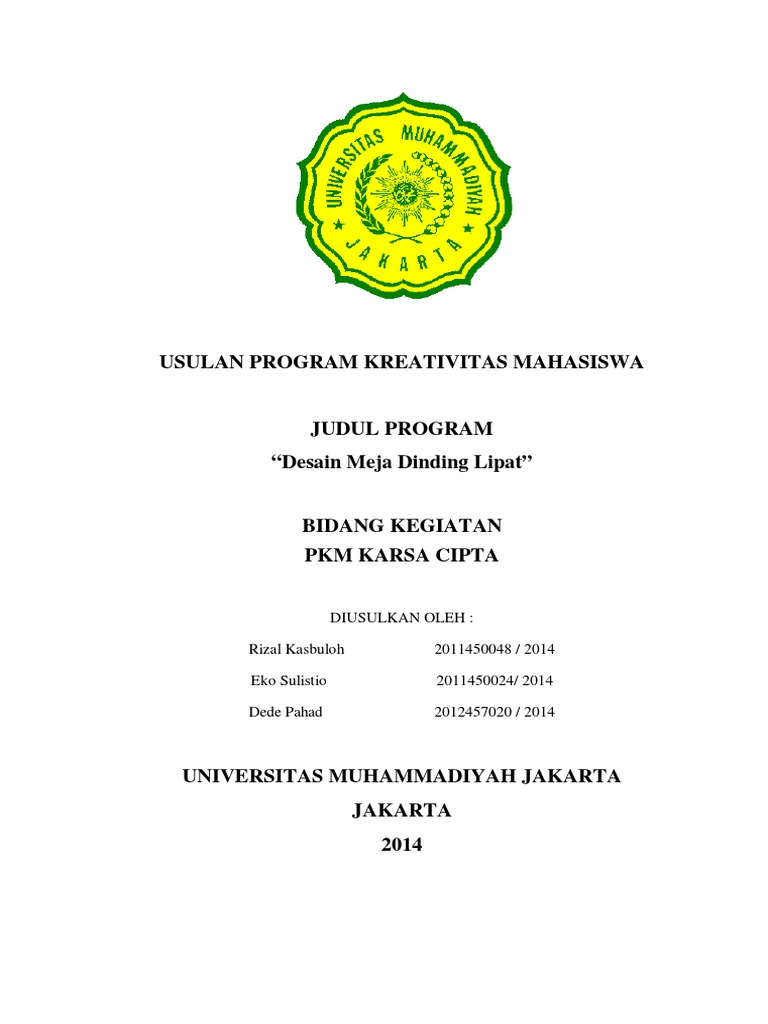 PKM KC Desain Meja Dinding Lipat  pdf