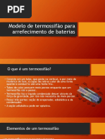 Modelo de Termossifão Para Arrefecimento de Baterias