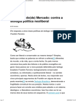 A Idolatria Do (De) Mercado - Contra A Teologia Política Neoliberal