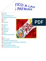 Acrostico A Las Fiestas Patrias