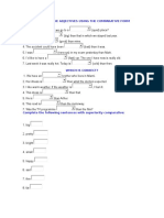 Complete The Adjectives Using The Comparative Form