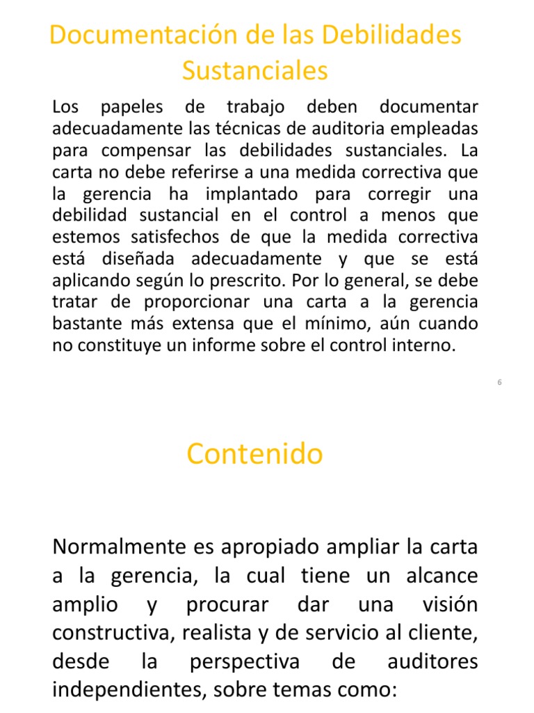 Auditoria  Carta a La Gerencia