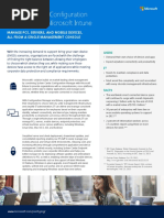 System Center Configuration Manager and Microsoft Intune Datasheet PDF