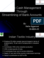 Corporate Cash Management Through Streamlining of Bank Accounts