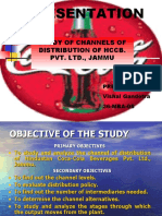 Presentation: Study of Channels of Distribution of Hccb. Pvt. LTD., Jammu