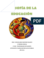 Parcial Filo de La Educación