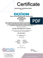 Quality Management System: MDC Medical Device Certification GMBH