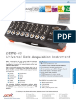 DEWE-43: Universal Data Acquisition Instrument