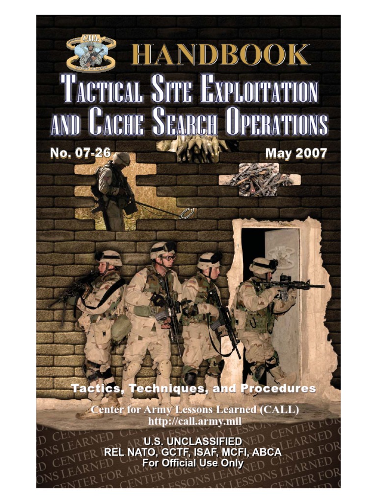 Tactical Site Exploitation PDF PDF